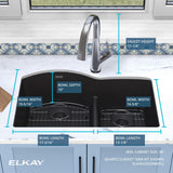 Elkay ELGHU3322RBKFLC