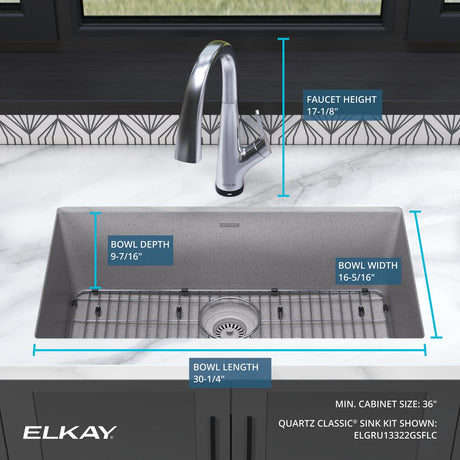 Elkay ELGRU13322GSFLC