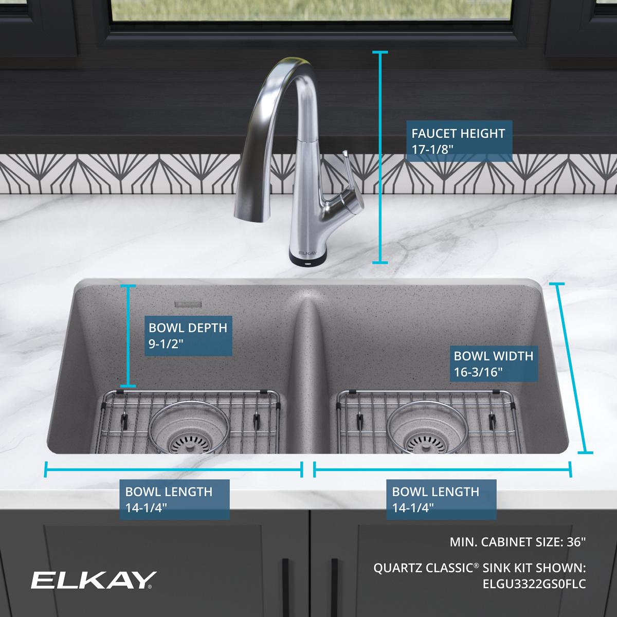 Elkay ELGU3322GS0FLC