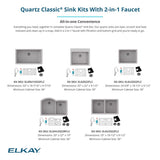 Elkay ELGU3322WH0FLC