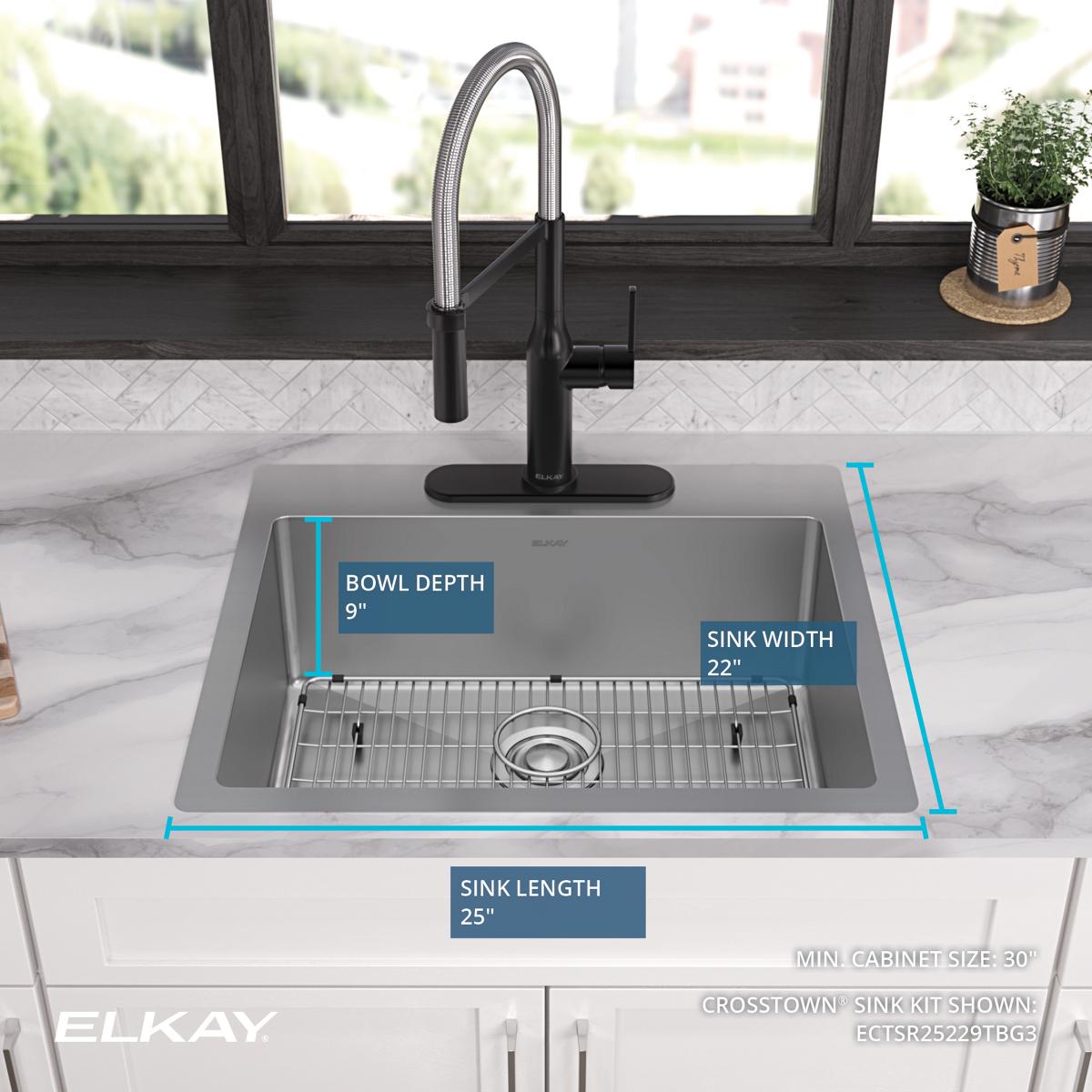 Elkay ECTSR25229TBG3