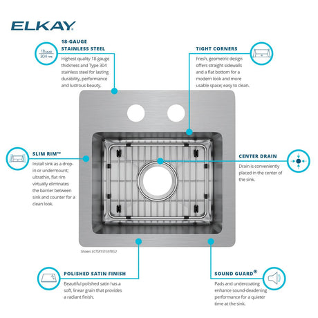 Elkay ECTSR15159TBG2