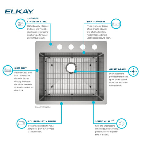 Elkay ECTSR25229TBG4