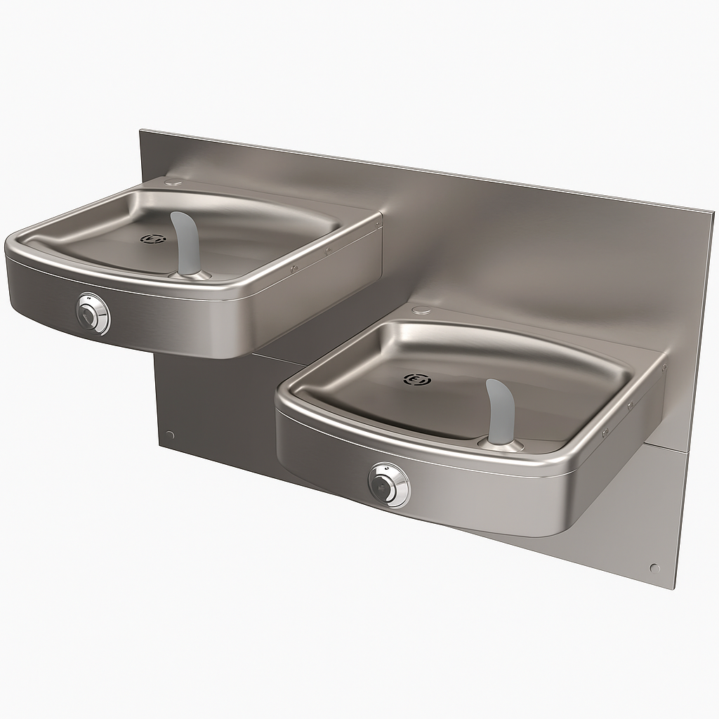 Murdock A192 | Barrier Free Bi-Level Wall-Mounted Drinking Fountain