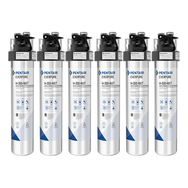 Pentair Everpure EV927156 | H-300-NXT Drinking Water System | 6-Pack, 300 gal