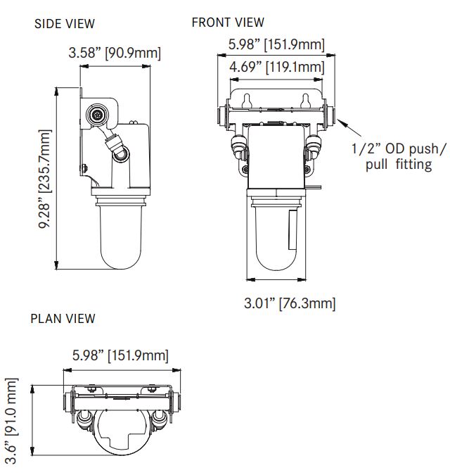 Hoshizaki HS-5284 | EcOȝIce Fast Flow Ozone System, 50,000 Gal Capacity, 4.2 GPM