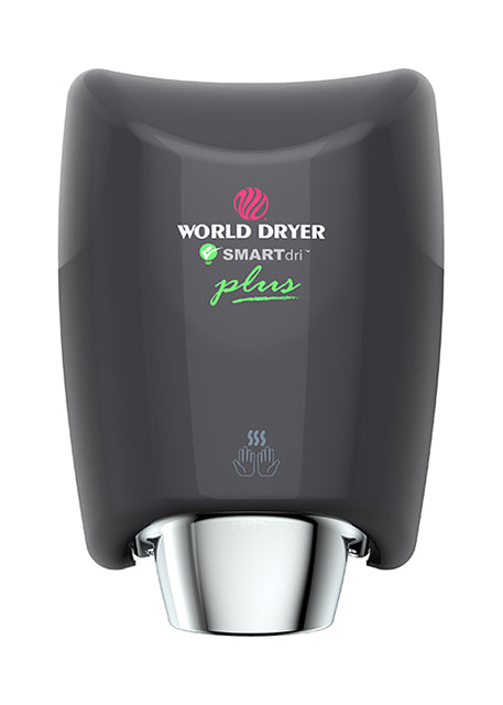 World Dryer K-162P2 | SMARTdri Plus Automatic Hand Dryer, Aluminum Black