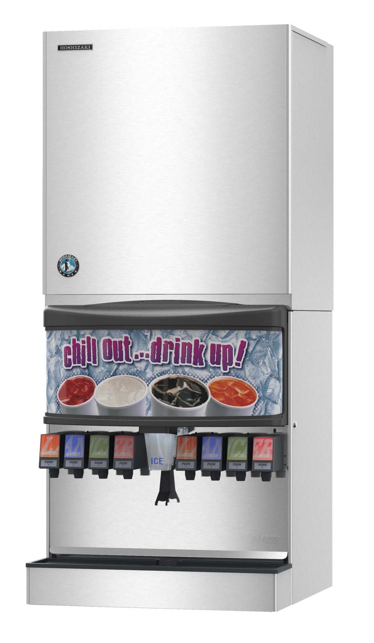 Hoshizaki KMS-2000MLJ | Serenity Crescent Cuber Dispenser, Remote-cooled