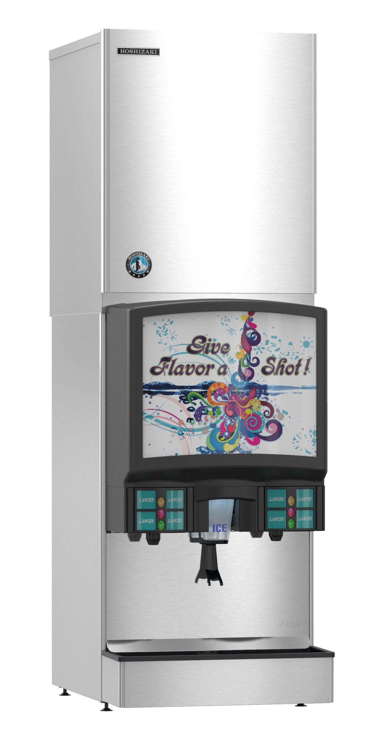 Hoshizaki KMS-822MLJ | Serenity Crescent Cuber Dispenser