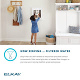 Elkay ezH2O Liv Built-in Filtered Water Dispenser - Enjoy clean, filtered water with this sleek and modern dispenser. It features NSF-certified filters that reduce lead and other contaminants, and the filter status lights indicate when it's time for a replacement.