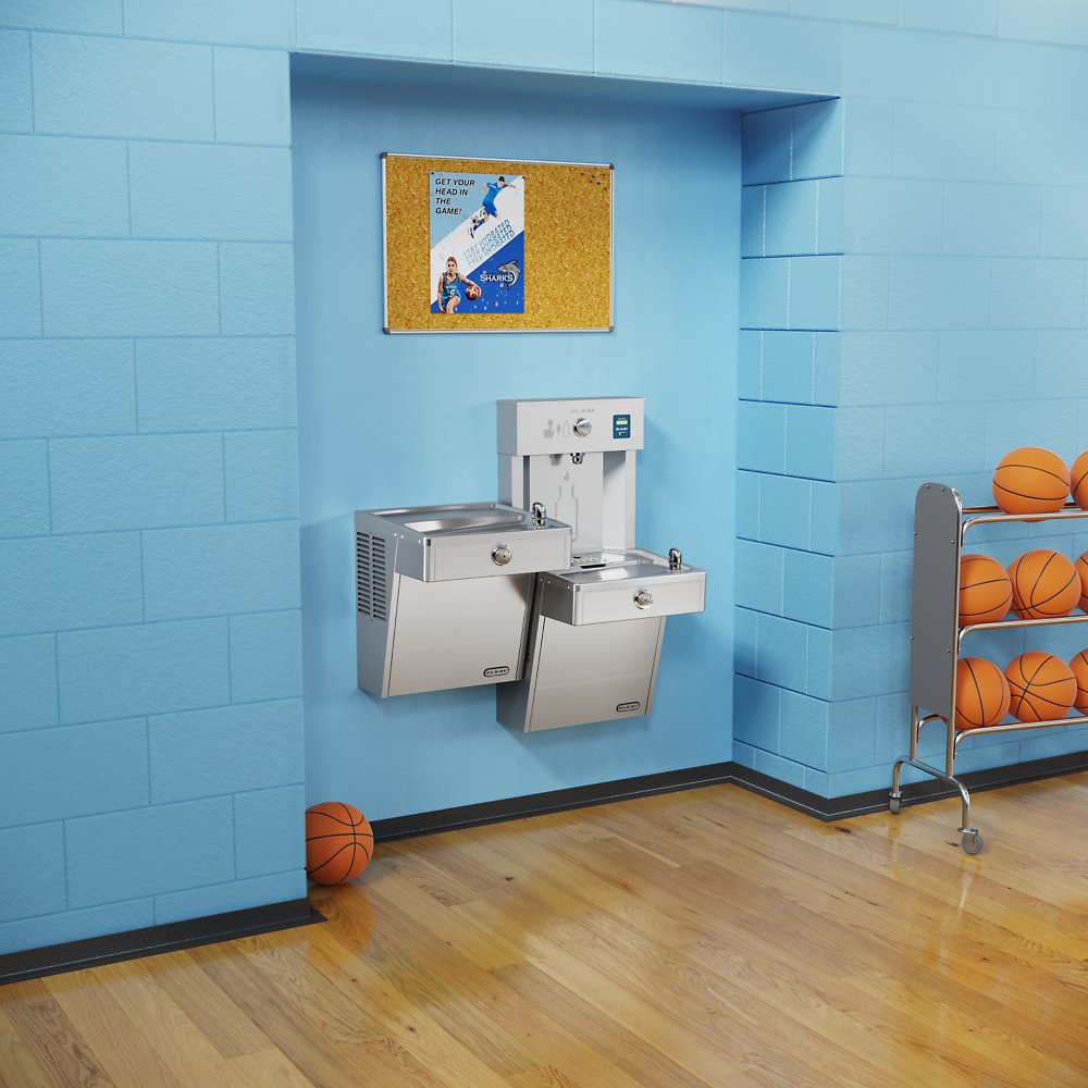 Elkay LVRCTL8WSK | Vandal-Resistant Bottle Filler, Filtered