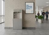 Elkay LZ8WSSSMC | EZH2O Surface Mount Bottle Filling Station | Filtered, Refrigerated