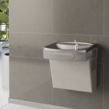 Elkay LZS8L | Wall-mount EZ-style Drinking Fountain | Filtered, Refrigerated, Granite Gray