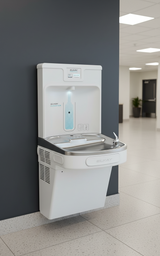 Elkay LZS8WSAP | Enhanced ezH2O Bottle Filling Station | Filtered, Refrigerated, Arctic White