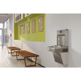 Elkay LZS8WSLK | Wall-mount Bottle Filling Station | Filtered, Refrigerated, EZ-style fountain, Granite Gray - BottleFillingStations.com