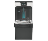 Elkay LZS8WSMP-W1 | Enhanced Connected ezH2O High Capacity Bottle Filling Station | Filtered, Refrigerated, Midnight Black