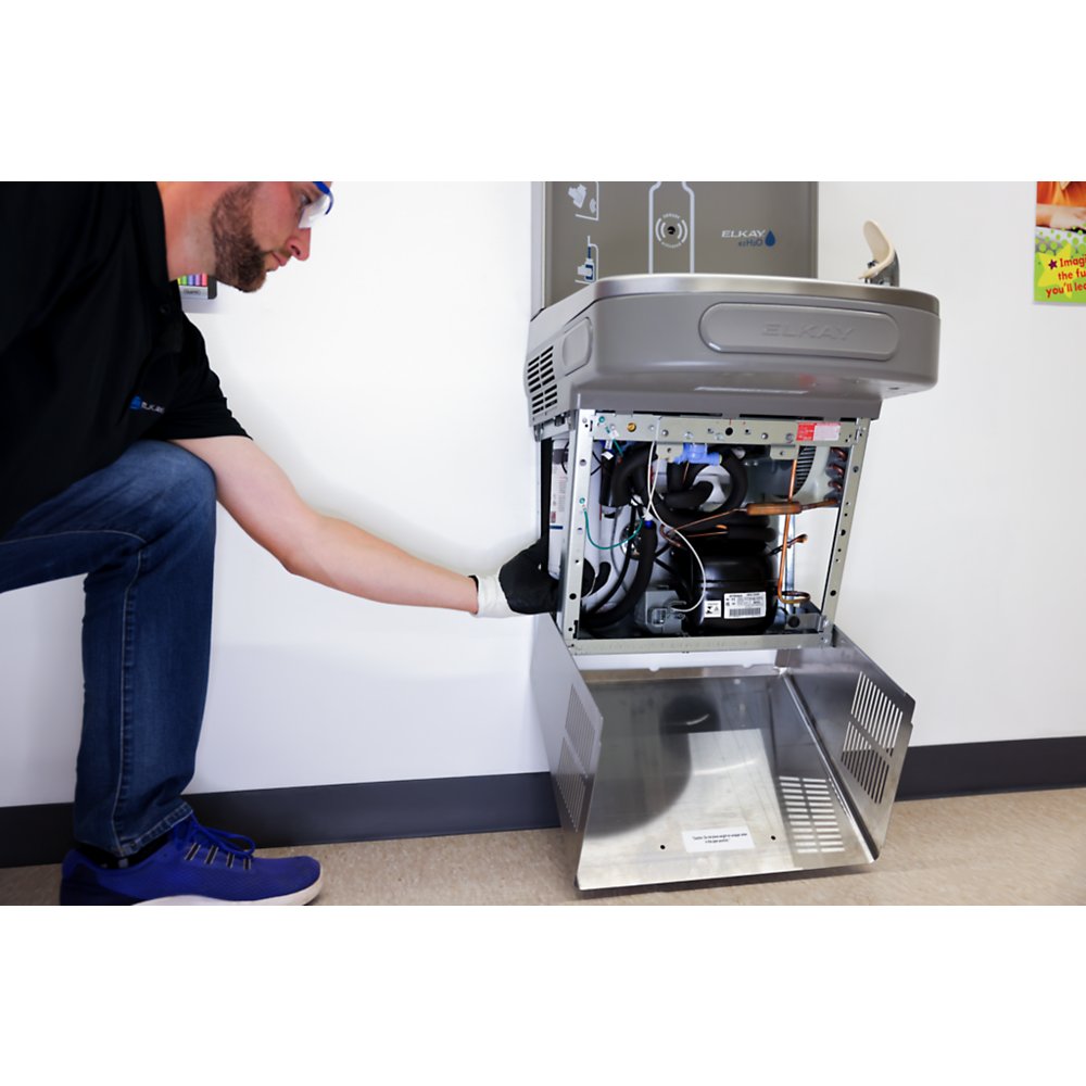 ELLY パネル Elkay LZSTL8WSSP Bi-Level Filtered Water Cooler with