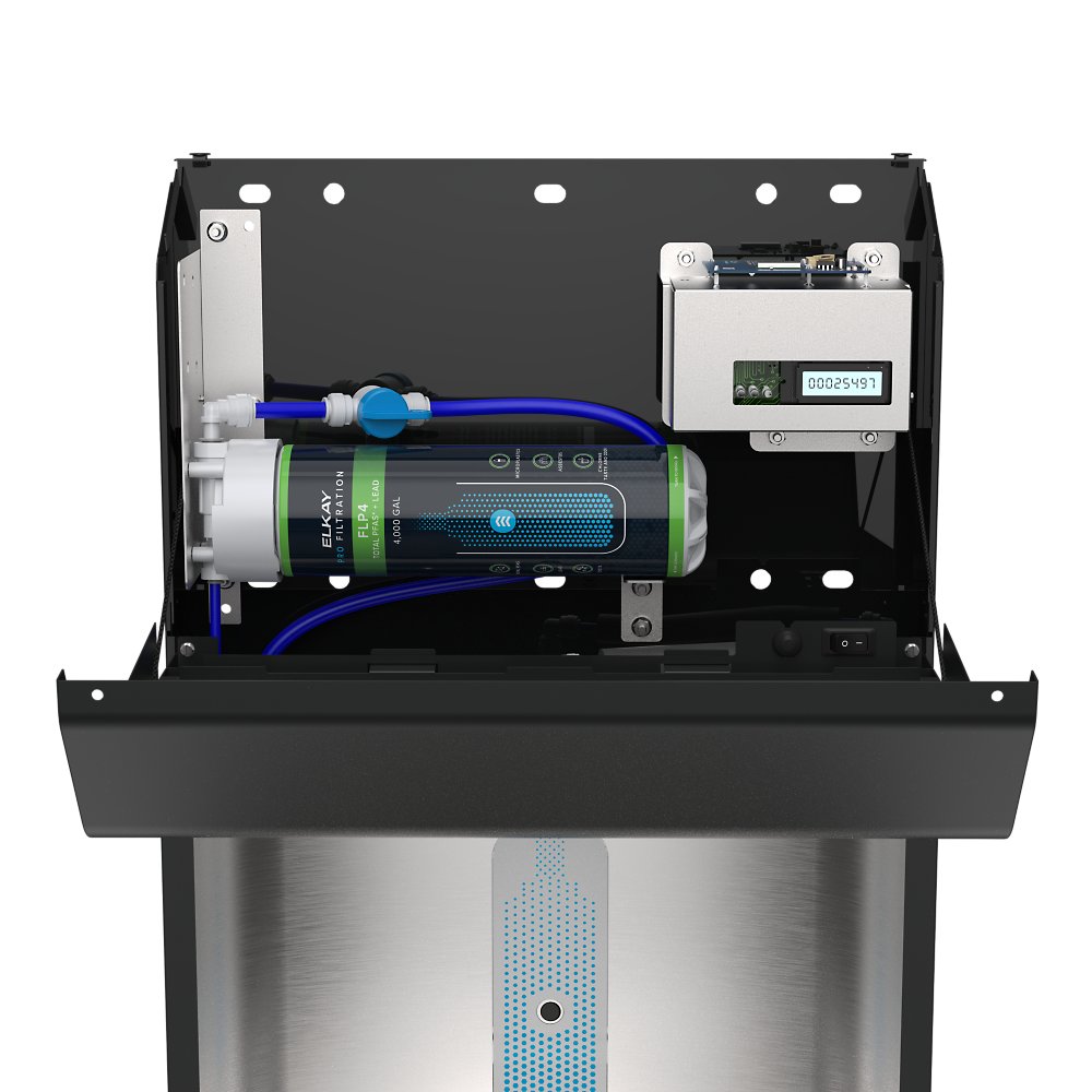 Elkay LZSTL8WSBPRO-FLP4 | Pro Filtration Bottle Station | 4,000 Gallon PFAS & Lead Reduction