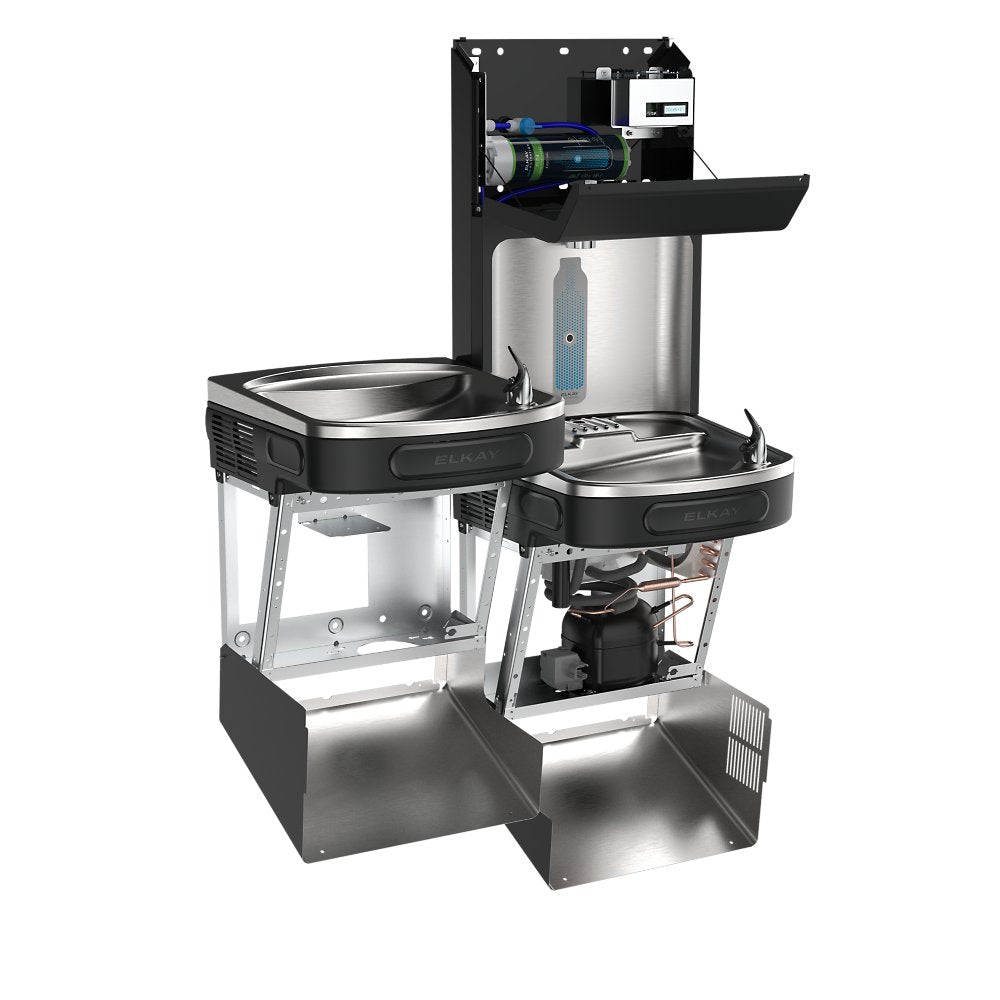 Elkay LZSTL8WSBPRO-FLP4 | Pro Filtration Bottle Station | 4,000 Gallon PFAS & Lead Reduction
