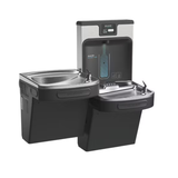 Elkay LZSTL8WSMP | Enhanced ezH2O Bi-Level Bottle Filling Station | Filtered, Refrigerated, Midnight Black