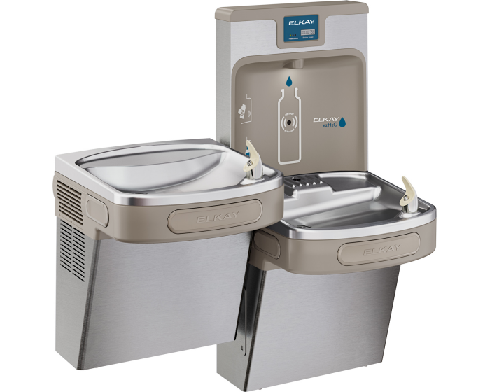 Elkay LZSTL8WSSP-PF | Enhanced ezH2O Bottle Filling Station, Bi-Level, Filtered, Refrigerated, Stainless