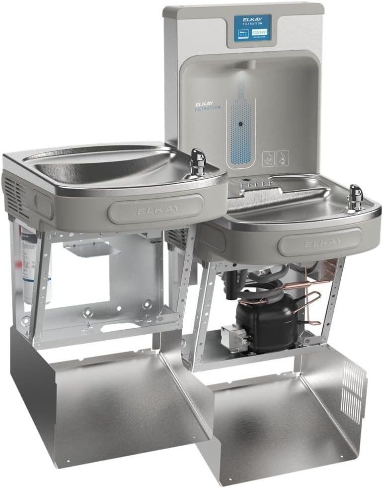 Elkay LZSTL8WSVRSK | Bi-Level Bottle Filler & Water Cooler