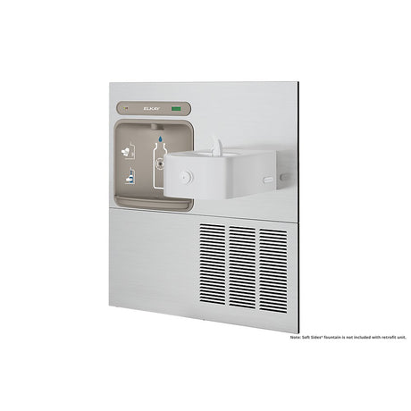 Elkay LZWS-ERFP8-RF | In-wall Retrofit Bottle Filler | Filtered, Refrigerated (For use with Elkay bi-level refrigerated Soft-sides fountains)