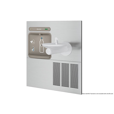 Elkay LZWS-ERPB8-RF| In-wall Retrofit Bottle Filler | Filtered, Refrigerated (For use with Elkay bi-level refrigerated SwirfFlo fountains)