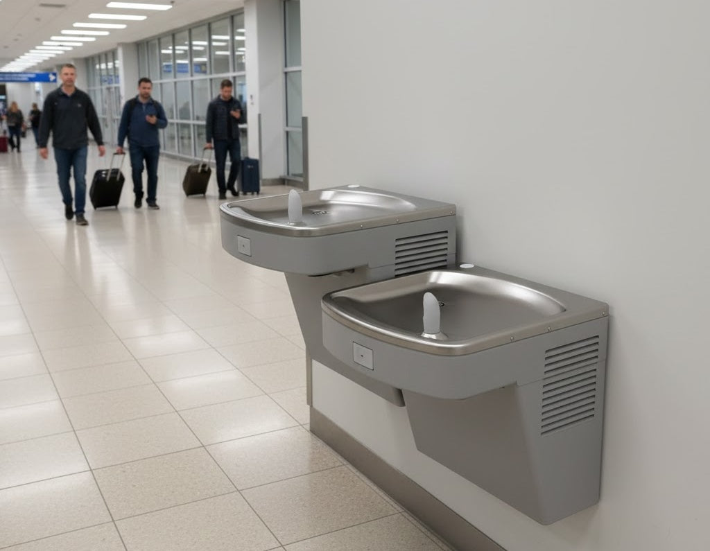Murdock A172108F-UG | Bi-Level Water Cooler | 8 GPH Gray
