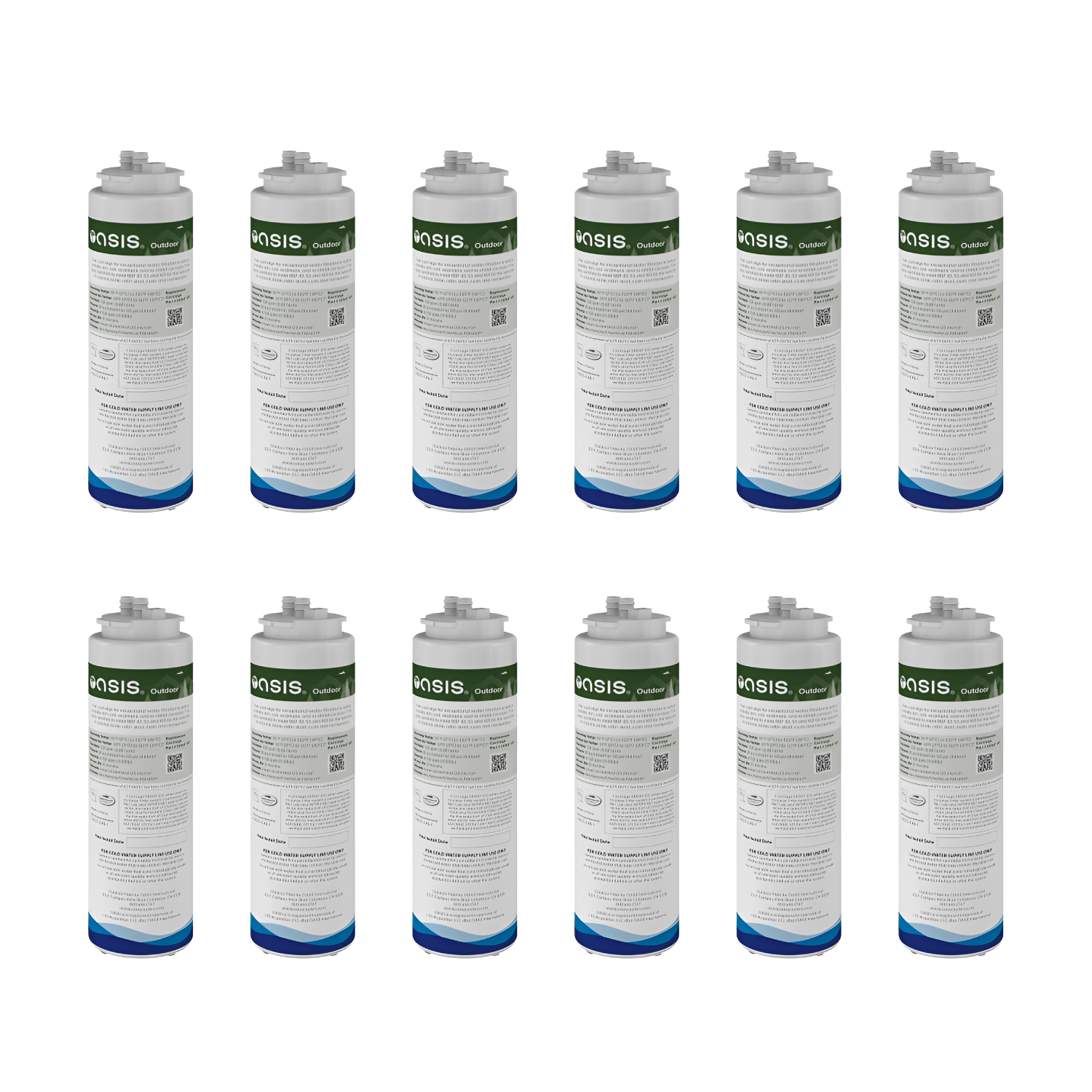 Oasis 041667-001 Outdoor Replacement Cartridge 12 Pack