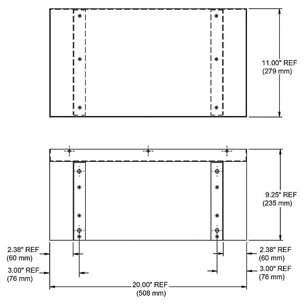 Elkay PM3 | On-wall Chiller Shelf