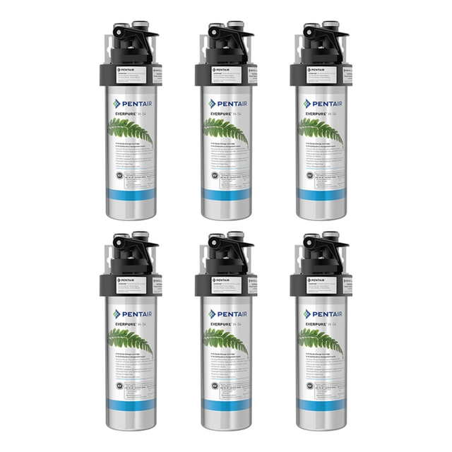 Pentair Everpure EV925266 | H-54 Drinking Water System | 750 gal (6 Pack)