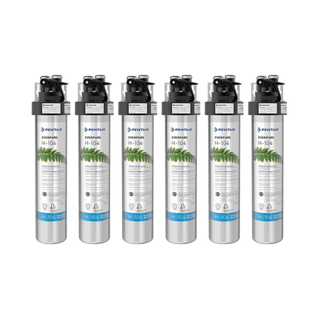 Pentair Everpure EV926270 | H-104 Drinking Water System | 6,000 gal (6 Pack)