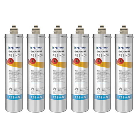 Pentair Everpure EV927087 | PBS-400 Replacement Filter Cartridge | 3,000 gal (6 Pack)