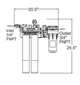 Everpure EV979722 | Kleensteam II Twin System | 5 GPM