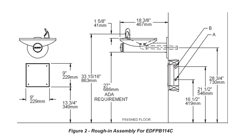 Elkay EDFPB114C | Wall-mount SwirlFlo Fountain | Filterless