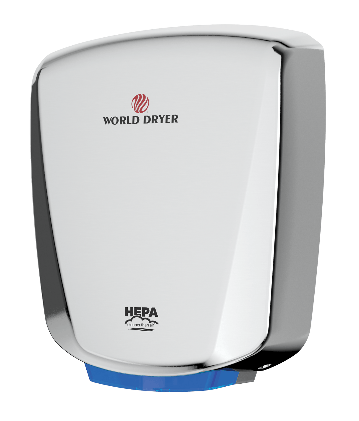 World Dryer Q-972A2 | VERDEdri Automatic Hand Dryer, HEPA-Filtered, Polished Stainless Steel