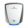 World Dryer (Q-972A2) | HEPA-Filtered VERDEdri Hand Dryer, Automatic, Polished Stainless Steel