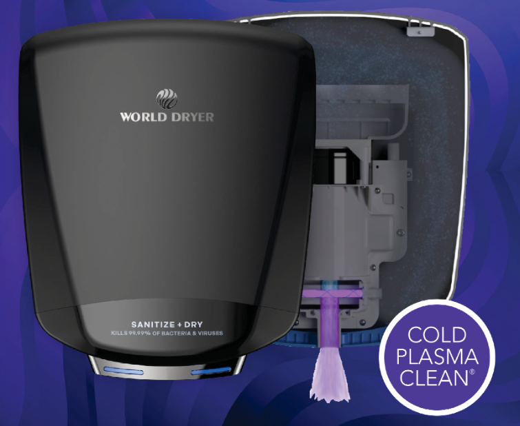World Dryer SANITIZE + DRY
