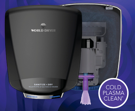 World Dryer SANITIZE + DRY