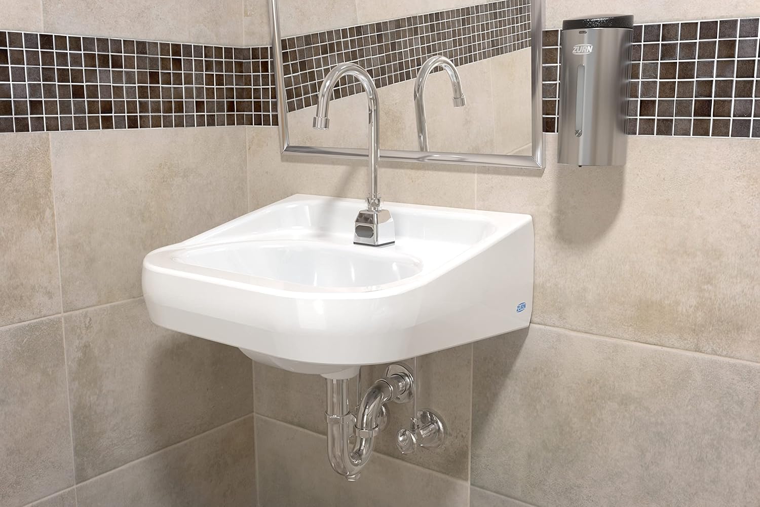 Zurn Z6920-XL | AquaSense Gooseneck Sensor Faucet, 0.5 gpm, Chrome