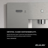 Elkay LBWDM06SSBC | Liv EZ Filtered & Chilled Water Dispenser | 2,250 Gal, Steel Gray