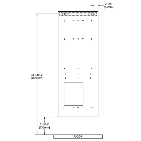 Elkay SSBFUP - PRO | Back Panel Assembly Kit | Single Bottle Filler & Cooler - BottleFillingStations.com