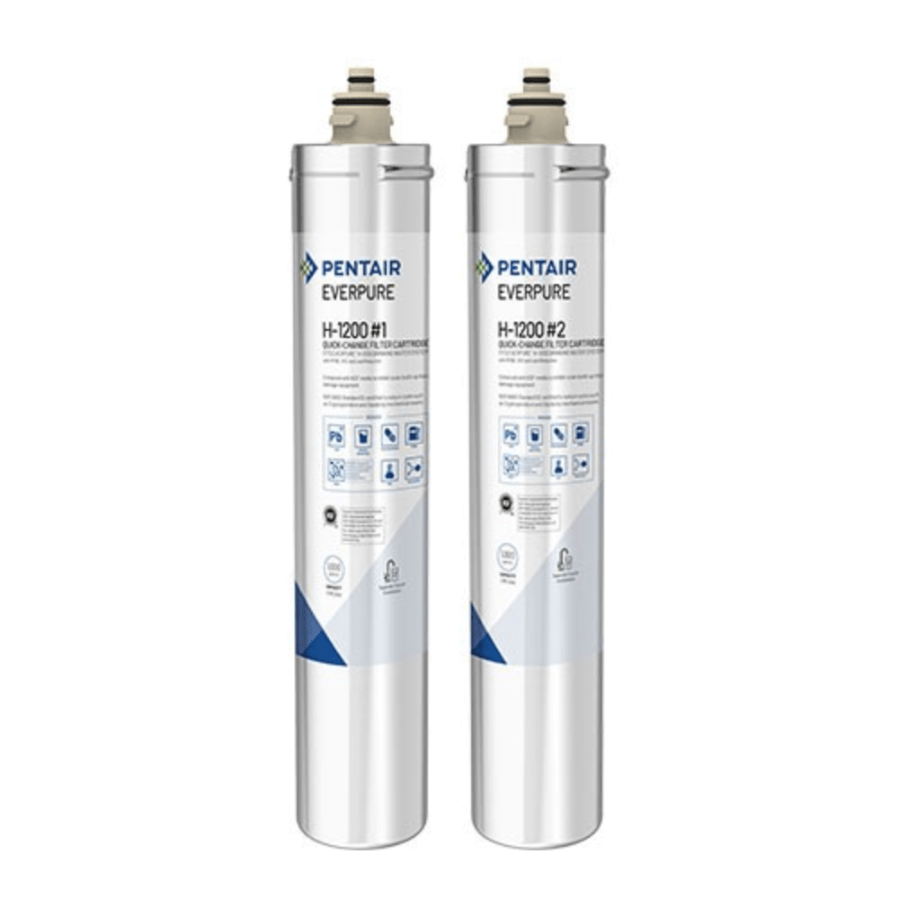 Everpure EV928201 | H - 1200 Replacement Cartridges | 1,000 gal (1 Pack, Twin) *OPEN BOX - BottleFillingStations.com