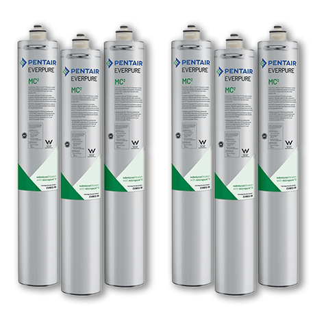 Everpure EV961255 | MC2 Replacement Filter Cartridges | 9,000 gal (6 Pack) - BottleFillingStations.com