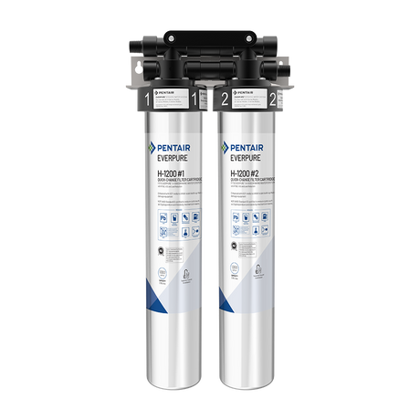 Pentair Everpure EV928200 | H-1200 Dual-Cartridge Drinking Water System | 1000 gal