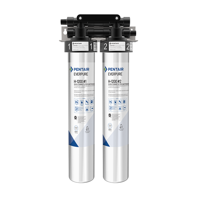 Pentair Everpure EV928200 | H-1200 Dual-Cartridge Drinking Water System | 1000 gal