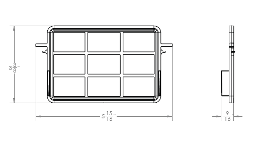Excel 40532 | ThinAir® HEPA Pre - Filter Replacement | Stainless Steel Mesh - BottleFillingStations.com