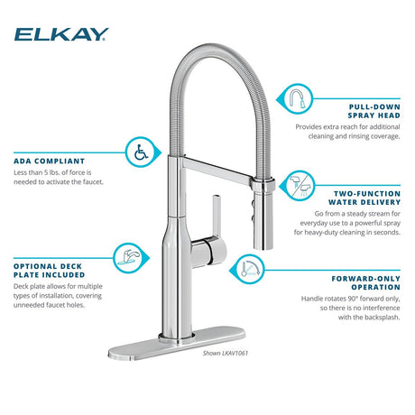 Elkay LKAV1061BKCR