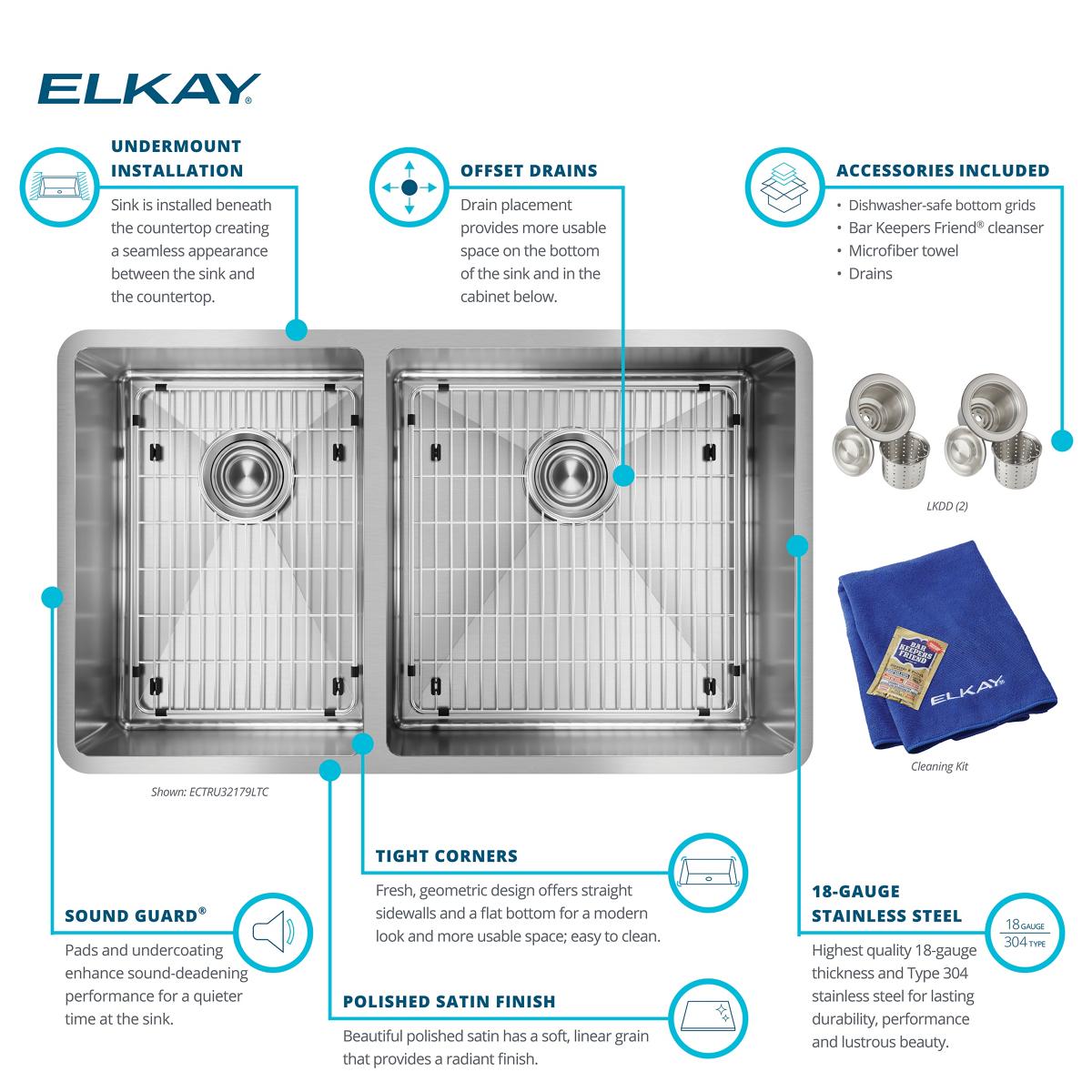 Elkay ECTRU32179LTC